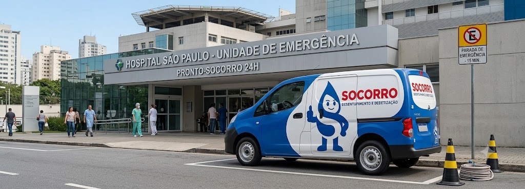 Profissional realizando Desentupimento e Manutenção Preventiva para Hospitais, Clínicas e Postos de Saúde em Itapema